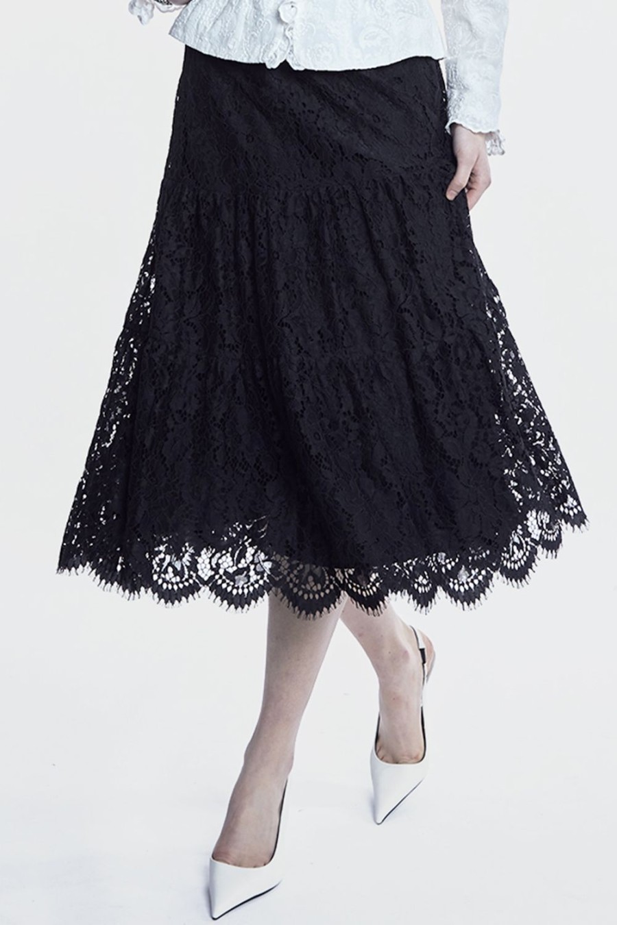 Caroline Charles Bronte Lace Skirt | Skirt