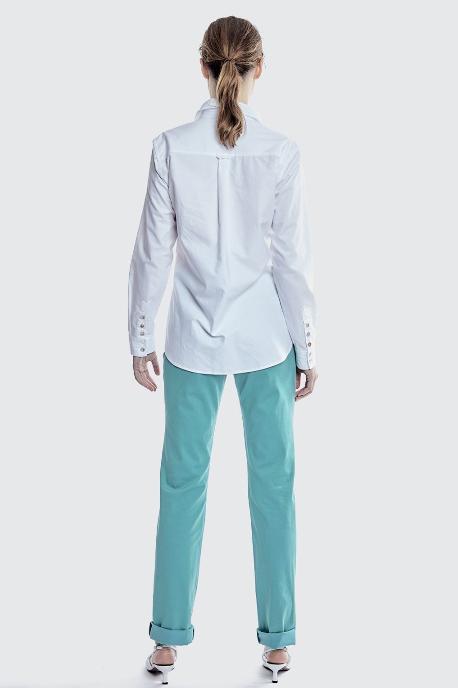 Caroline Charles Pintuck Oxford Shirt | Shirts & Tunics