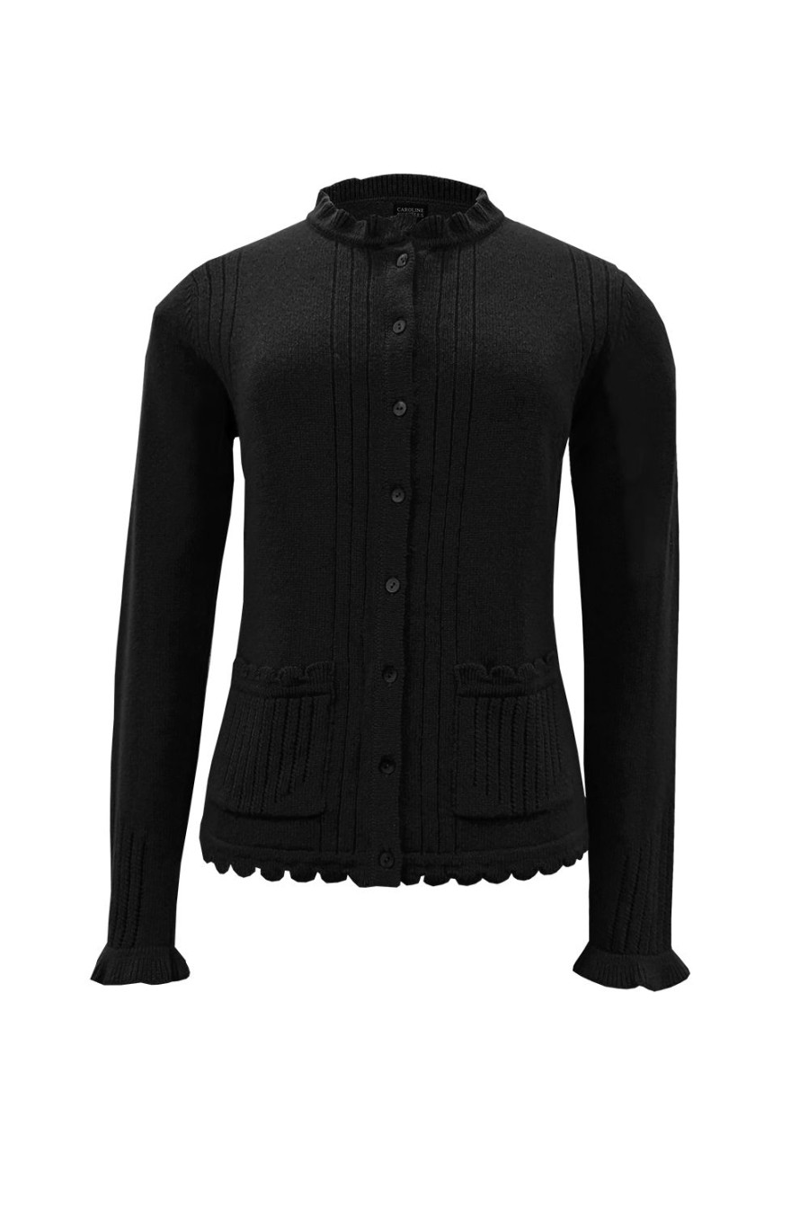 Caroline Charles Julia Cardigan Black | Tops