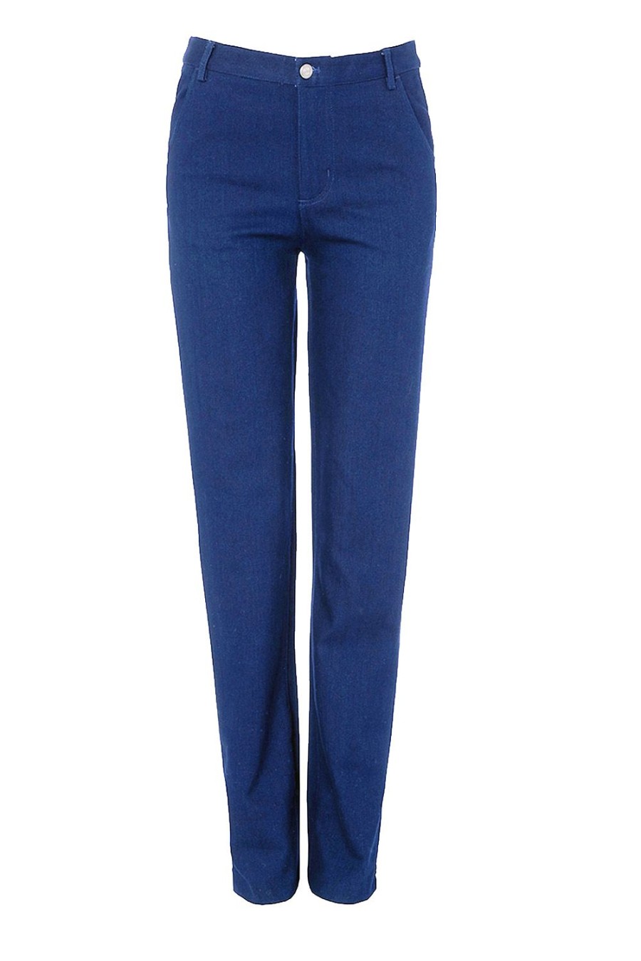 Caroline Charles Jean Mid Blue | Trousers