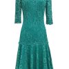 Caroline Charles Carmen Lace Dress Jade | Dresses