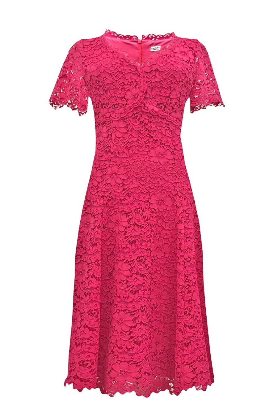 Caroline Charles Brigid Lace Dress Pink | Dresses