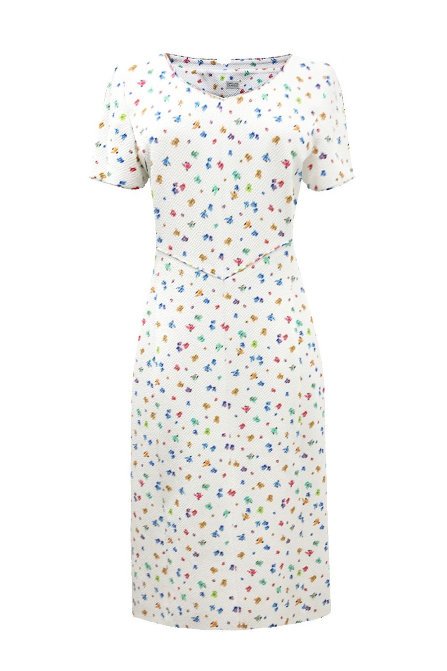 Caroline Charles Cecelia Dress White/Multi | Dresses