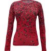 Caroline Charles Milan Sweater Red/Multi | Tops