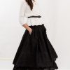 Caroline Charles Astrid Skirt Black | Skirt