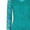 Caroline Charles Lorelai Lace Dress Turquoise | Dresses