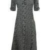 Caroline Charles Adele Dress Black/White | Dresses