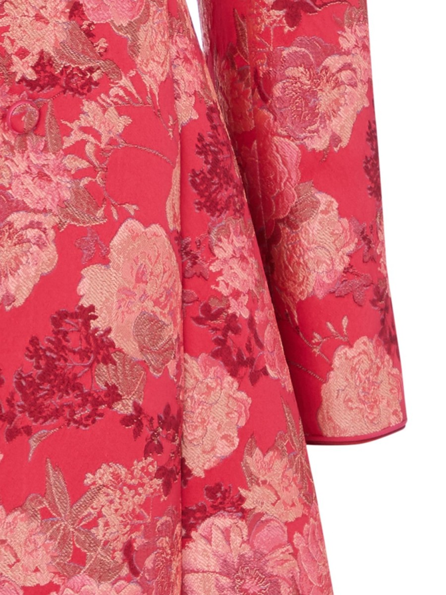 Caroline Charles Cosmos Coat Pink | Jackets & Coats