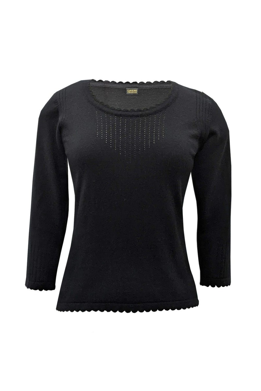 Caroline Charles Jemima Top Black | Tops