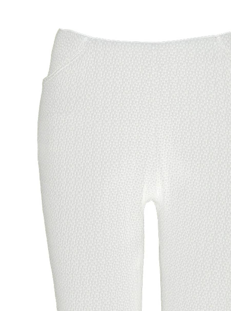 Caroline Charles Waffle Trouser White | Trousers