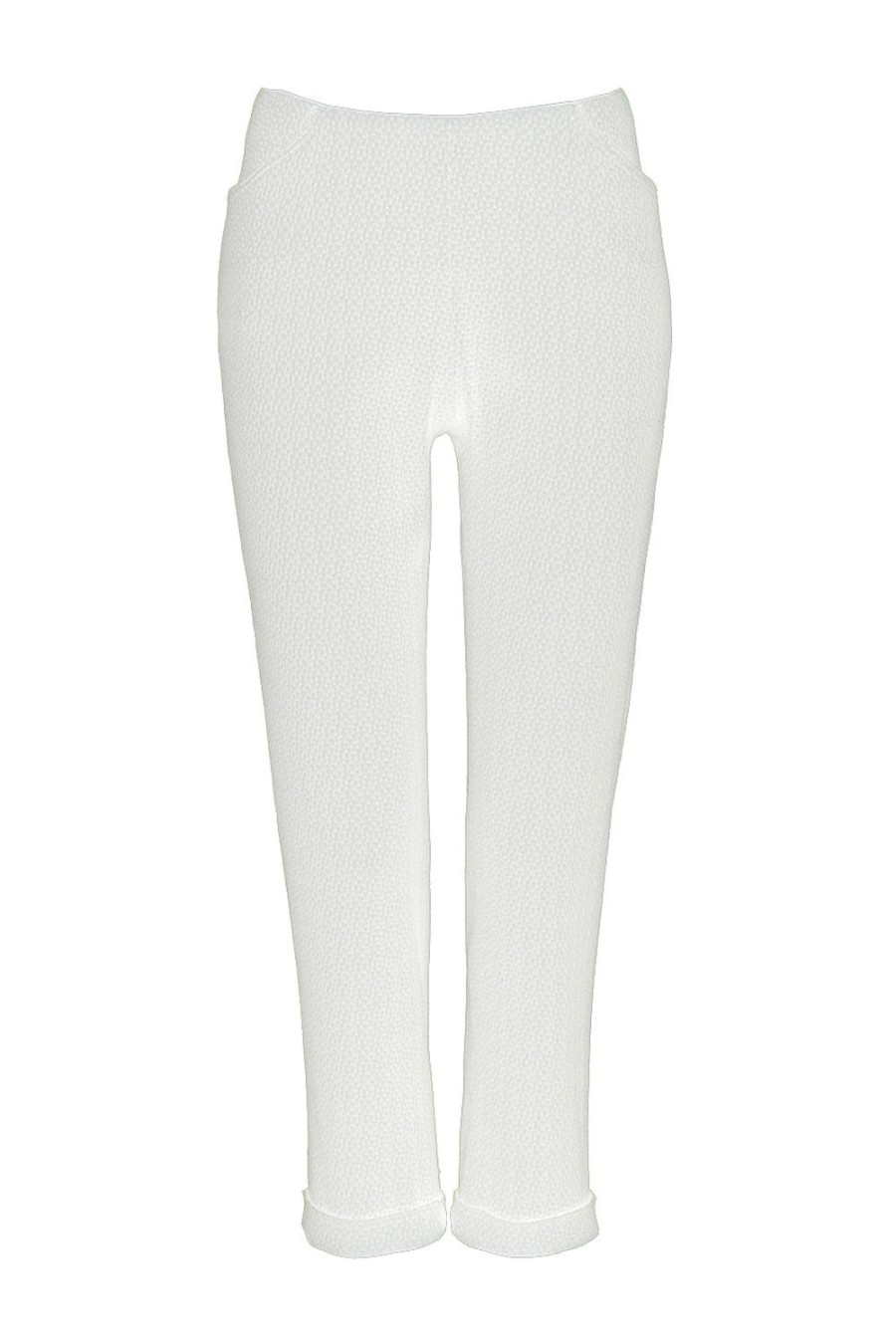 Caroline Charles Waffle Trouser White | Trousers