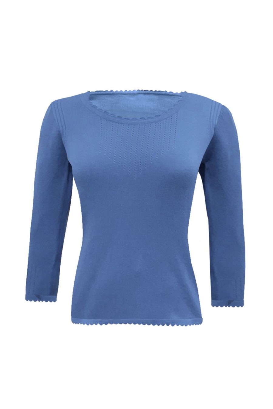 Caroline Charles Jemima Sweater Blue | Tops