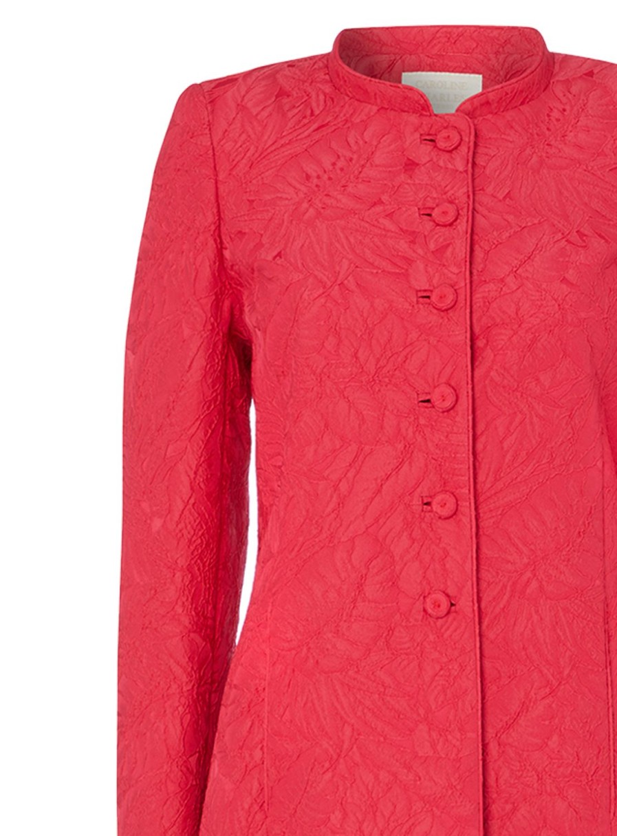 Caroline Charles Dolores Coat Pink | Jackets & Coats